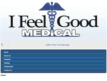 Tablet Screenshot of ifeelgoodmedical.net